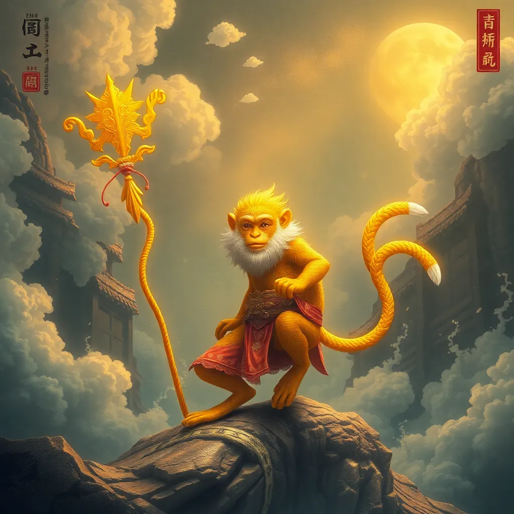 The Myth of the Golden Monkey: A Deity’s Journey - Chinese Mythology